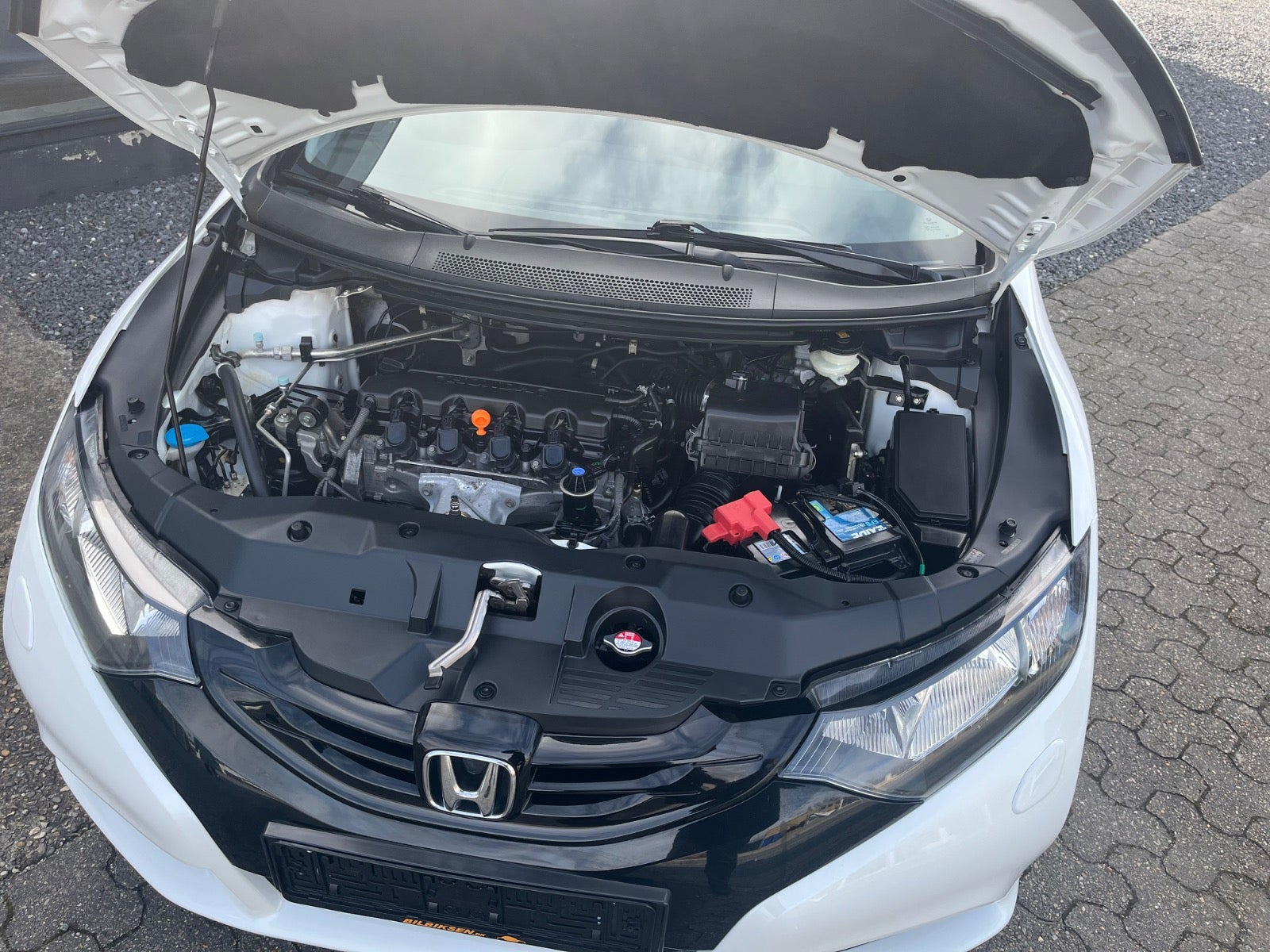 Hvid Honda Civic fra 2014