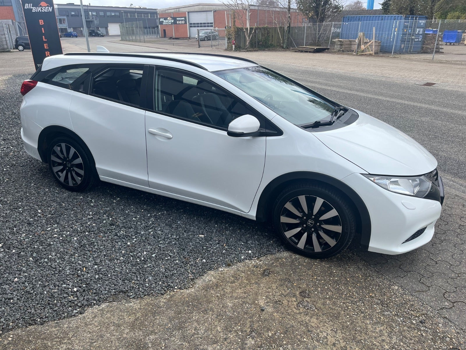 Hvid Honda Civic fra 2014