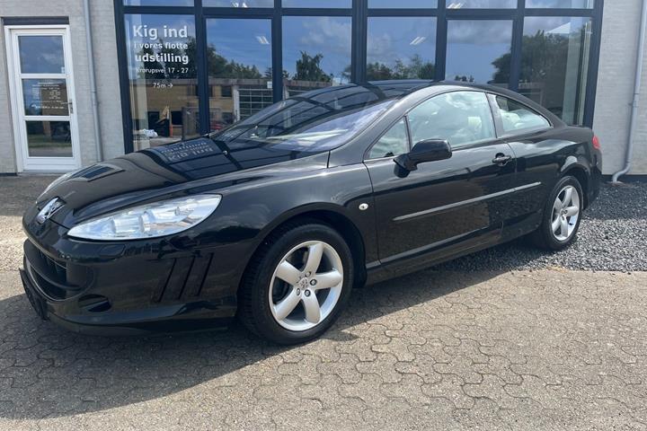 Sort Peugeot 407 fra 2006