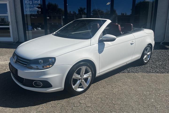 Hvid VW Eos fra 2012