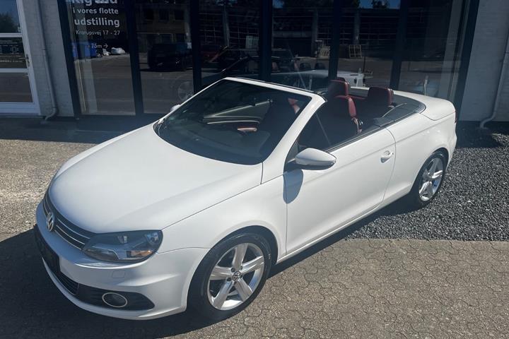 Hvid VW Eos fra 2012