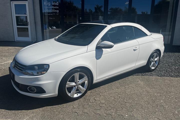 Hvid VW Eos fra 2012