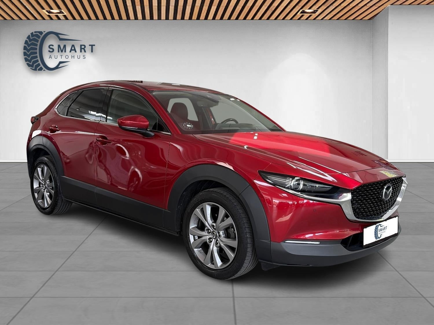 Rød Mazda CX-30 fra 2021