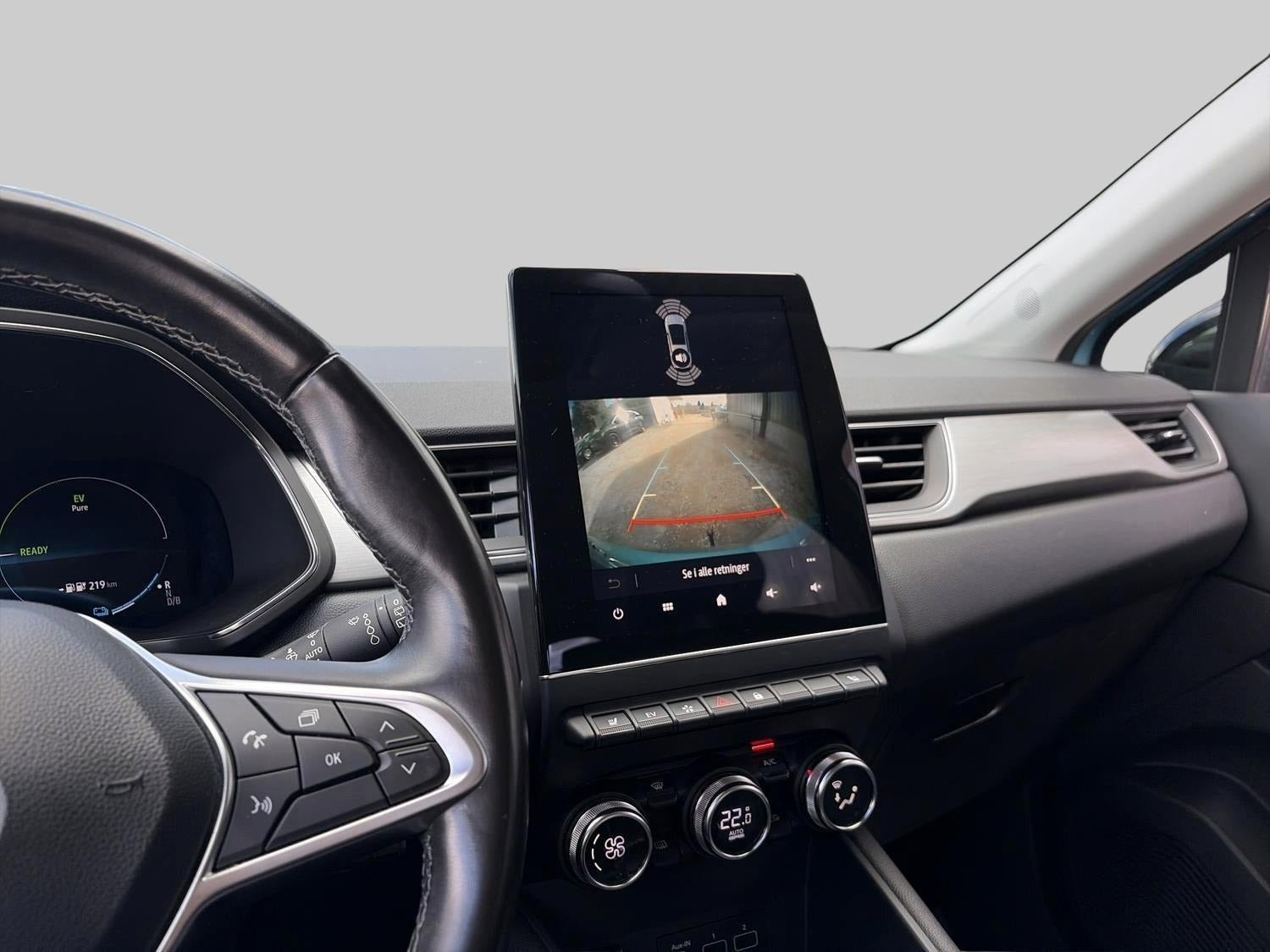 Blå Renault Captur fra 2020