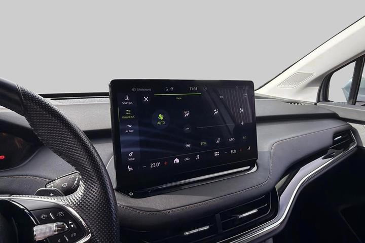 Grå Skoda Enyaq fra 2021