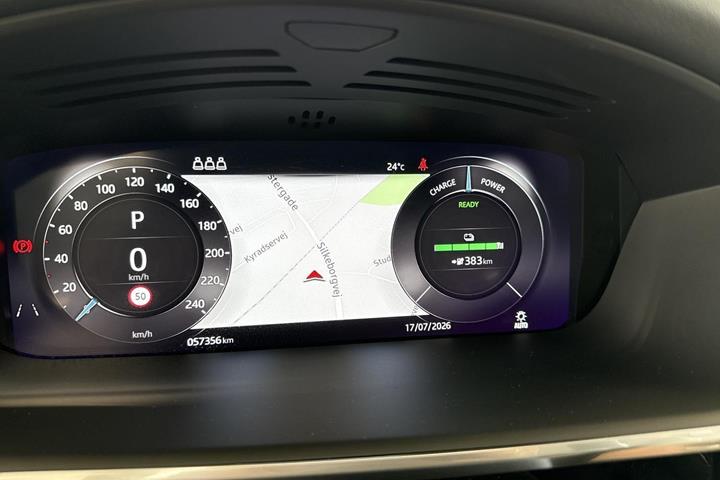 Blå Jaguar I-Pace fra 2020