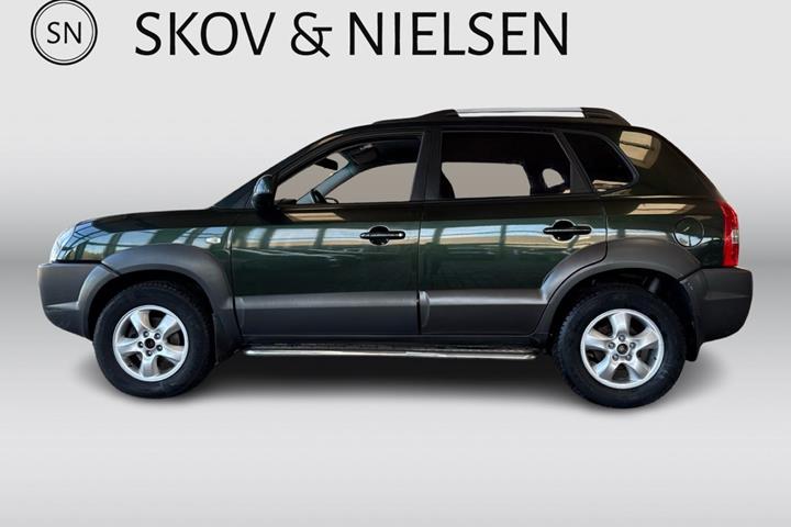 Grøn Hyundai Tucson fra 2007