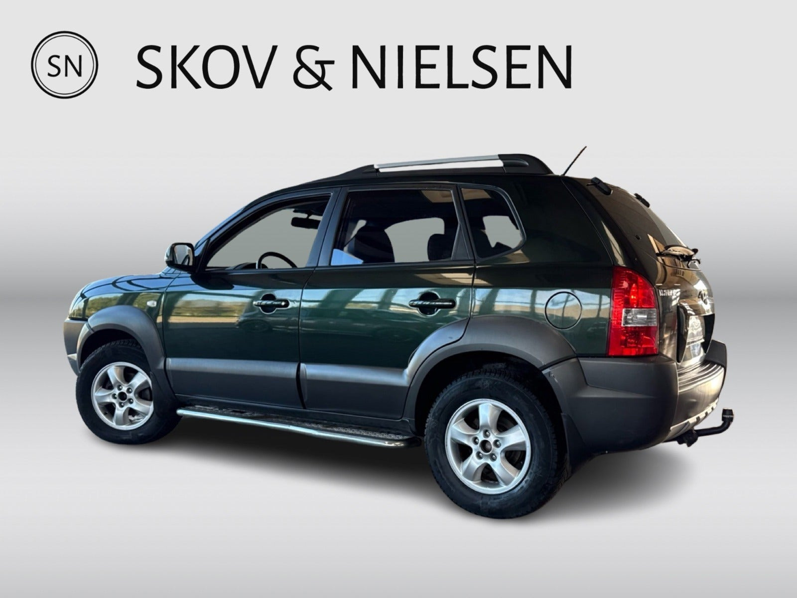 Grøn Hyundai Tucson fra 2007