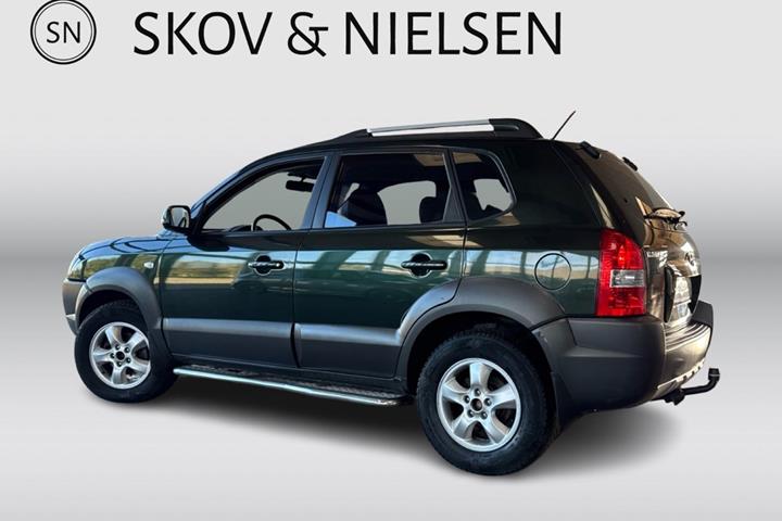 Grøn Hyundai Tucson fra 2007