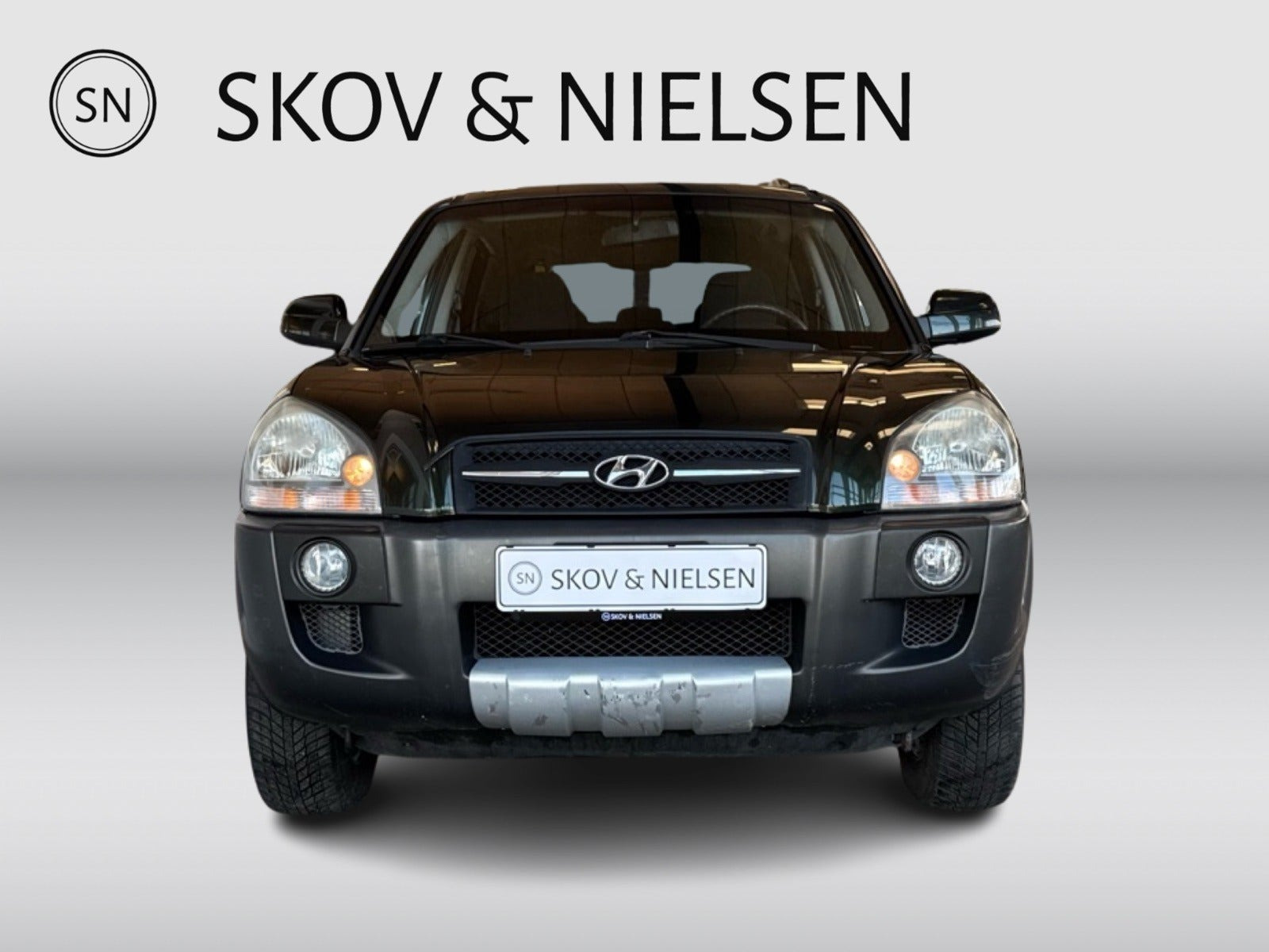 Grøn Hyundai Tucson fra 2007
