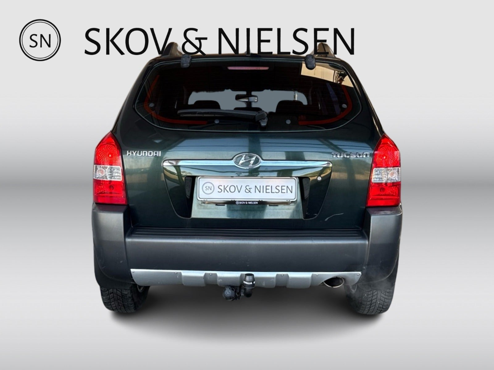 Grøn Hyundai Tucson fra 2007