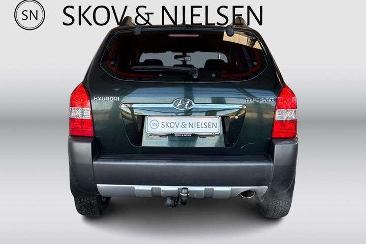 Grøn Hyundai Tucson fra 2007