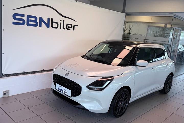 Hvid Suzuki Swift fra 2024