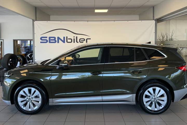 Grøn Skoda Enyaq fra 2026
