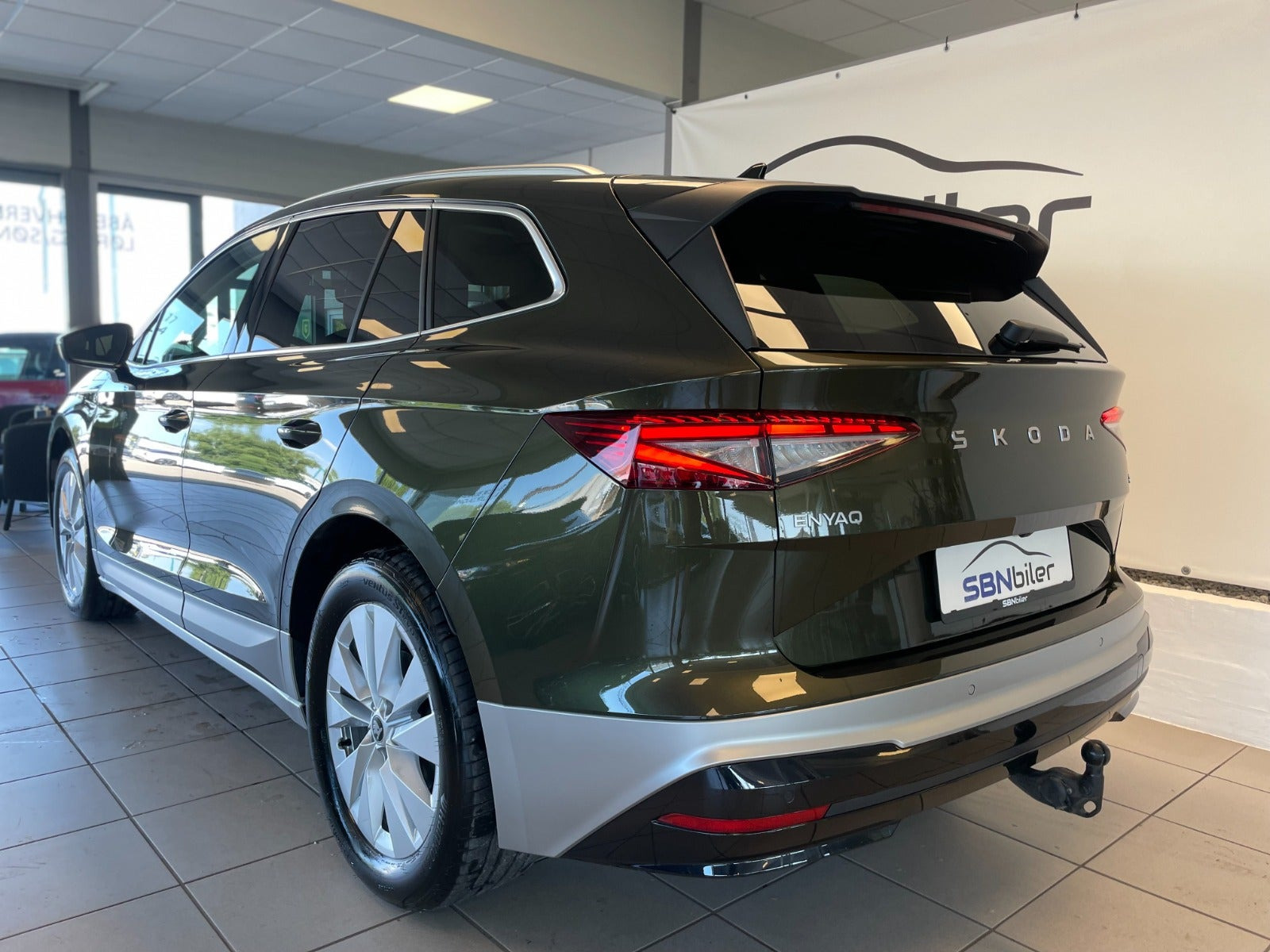 Grøn Skoda Enyaq fra 2026