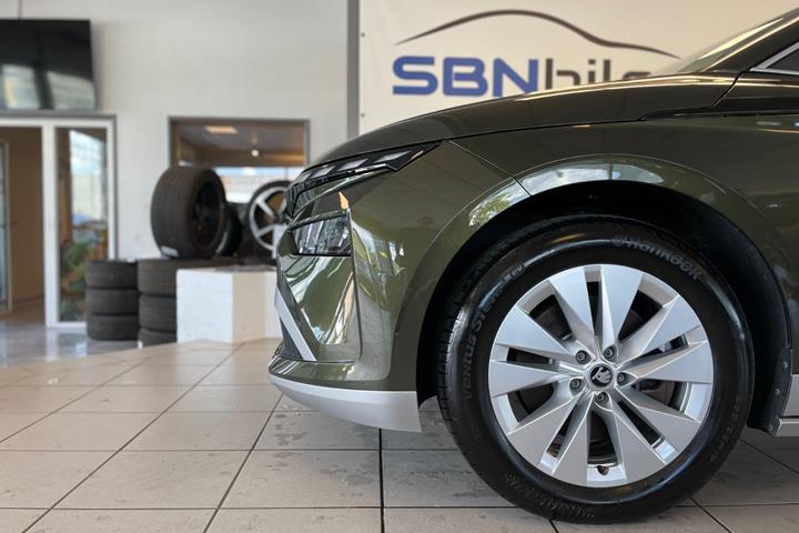 Grøn Skoda Enyaq fra 2026