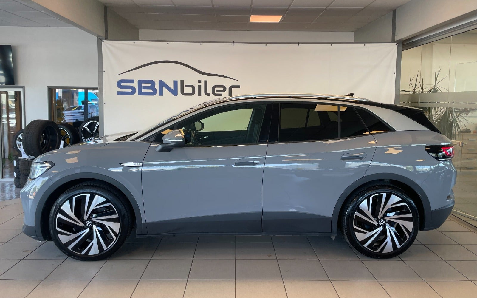 Grå VW ID.4 fra 2024