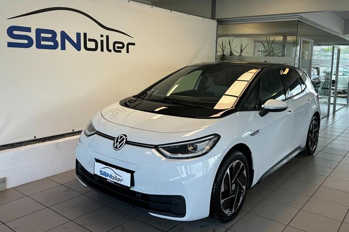Hvid VW ID.3 fra 2022