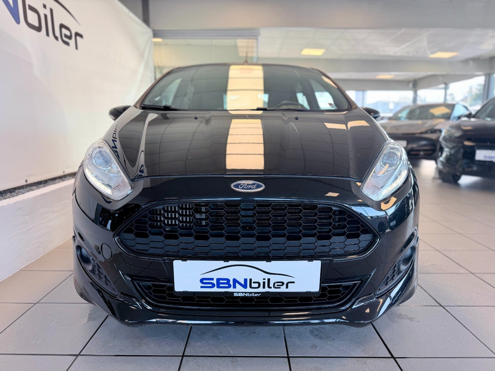 Sort Ford Fiesta fra 2018