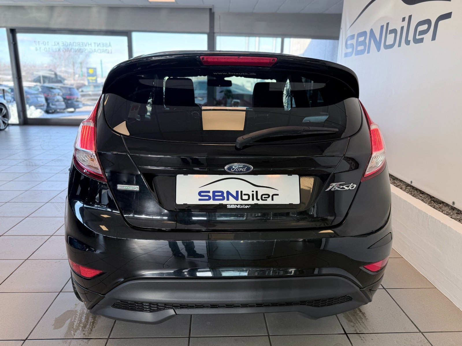 Sort Ford Fiesta fra 2018