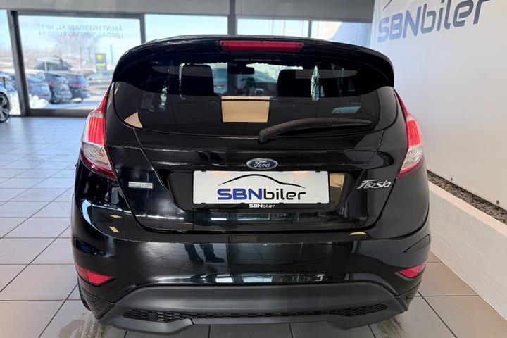 Sort Ford Fiesta fra 2018