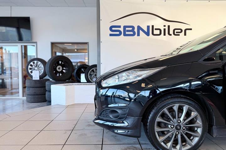 Sort Ford Fiesta fra 2018