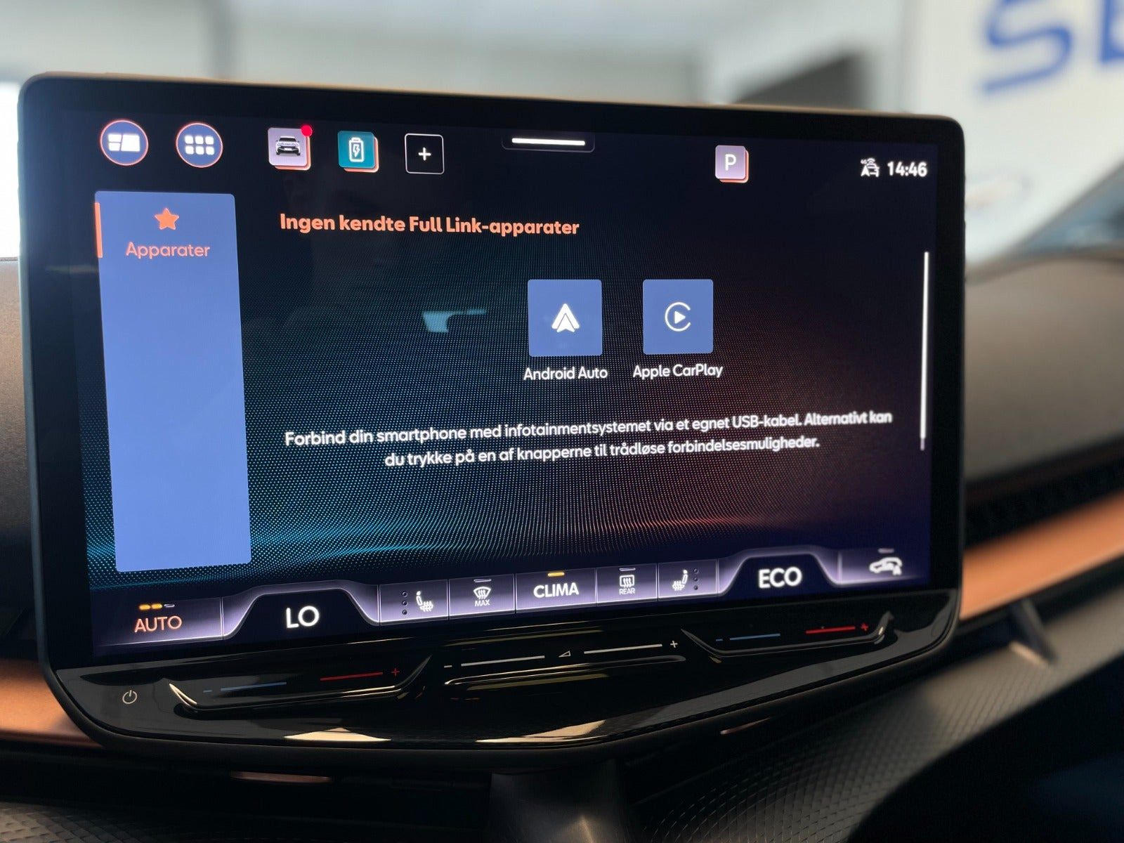 Blå Cupra Tavascan fra 2025