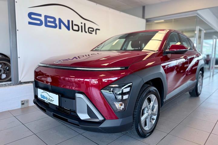 Rød Hyundai Kona fra 2024