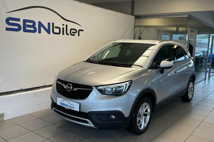 Grå Opel Crossland X fra 2020