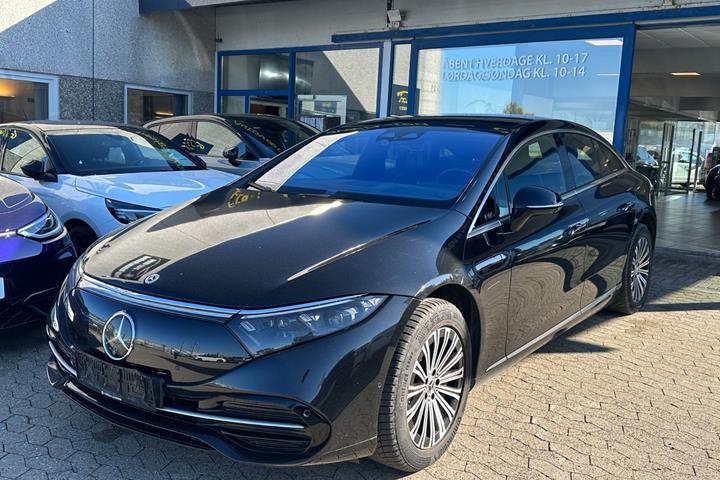Sort Mercedes EQS450+ fra 2022