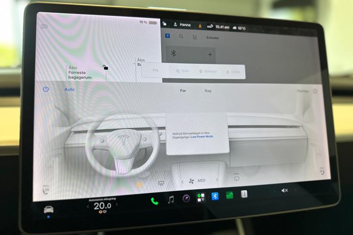 Hvid Tesla Model 3 fra 2020