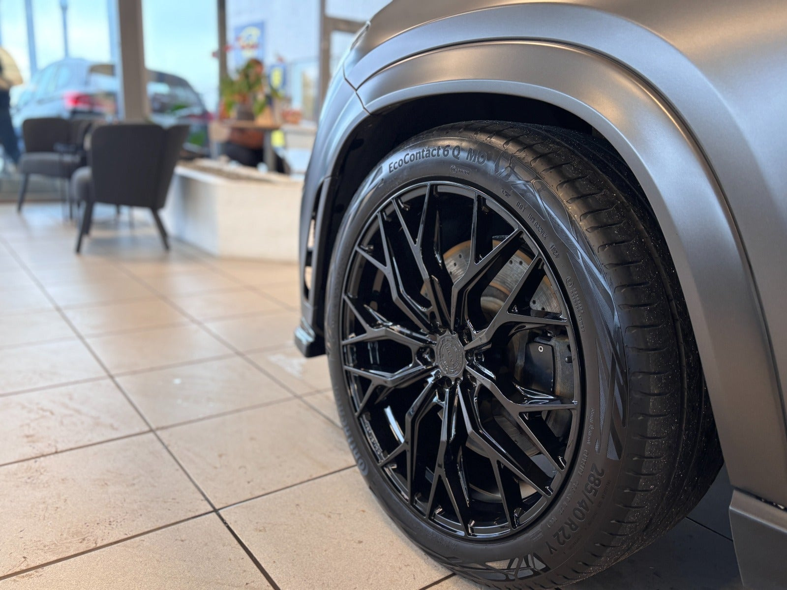 Sort Mercedes GLE450 fra 2019