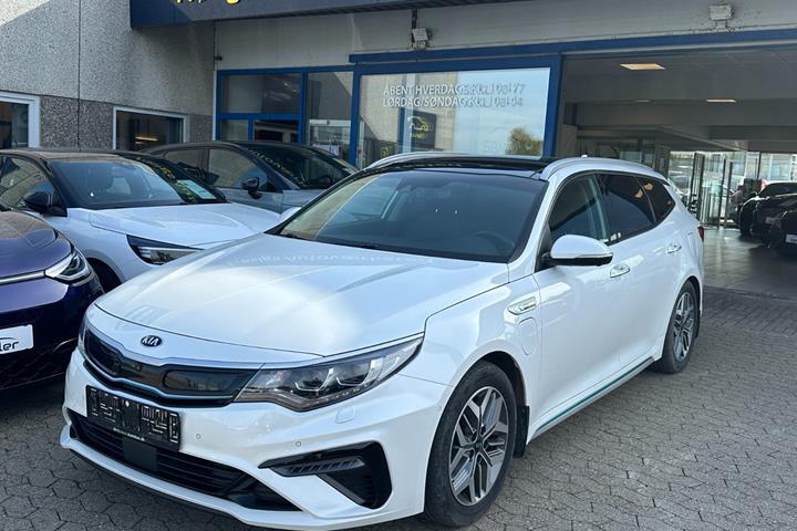 Hvid Kia Optima fra 2019