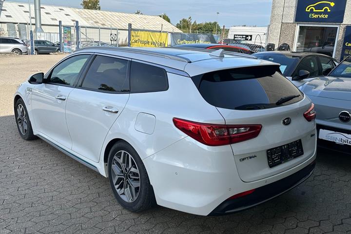 Hvid Kia Optima fra 2019