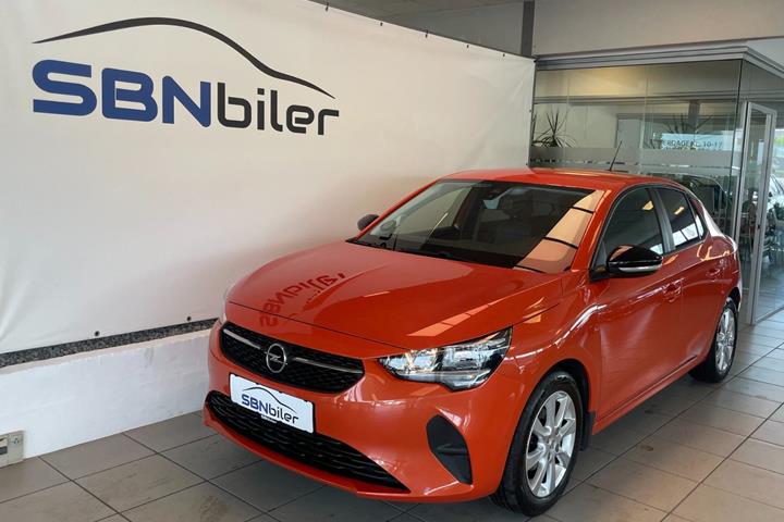 Orange Opel Corsa fra 2021