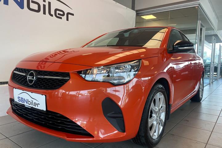 Orange Opel Corsa fra 2021