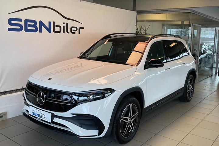 Hvid Mercedes EQB250 fra 2024