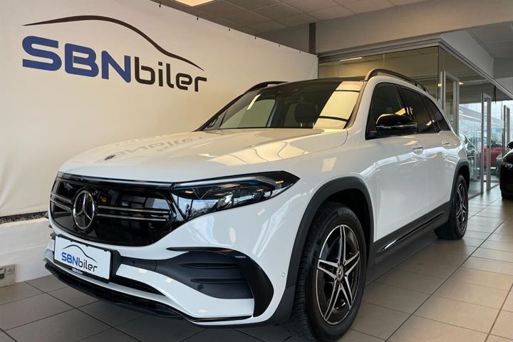 Hvid Mercedes EQB250 fra 2024