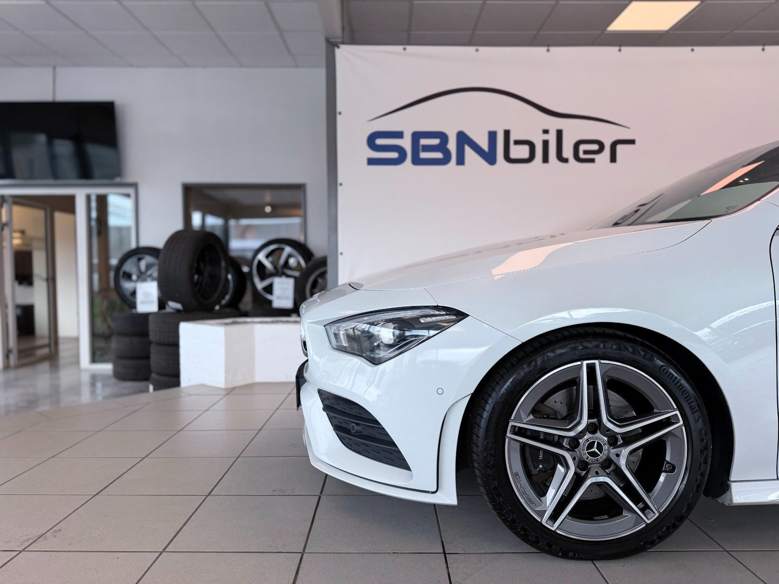 Hvid Mercedes CLA220 d fra 2020