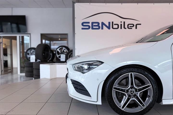 Hvid Mercedes CLA220 d fra 2020