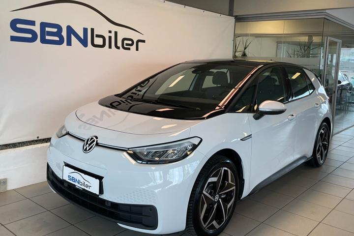 Hvid VW ID.3 fra 2023