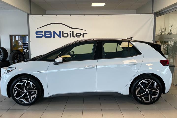 Hvid VW ID.3 fra 2023