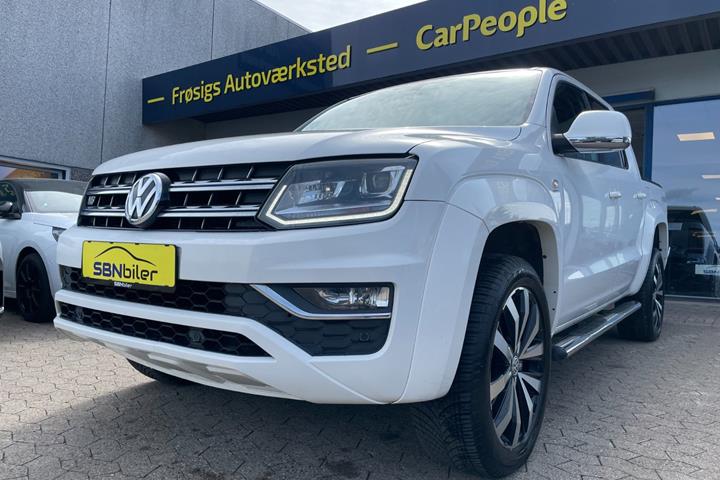 Hvid VW Amarok fra 2019