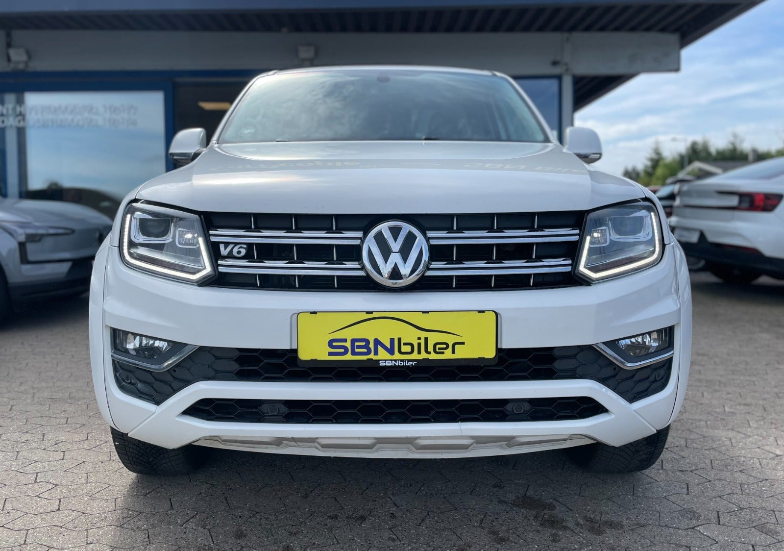 Hvid VW Amarok fra 2019