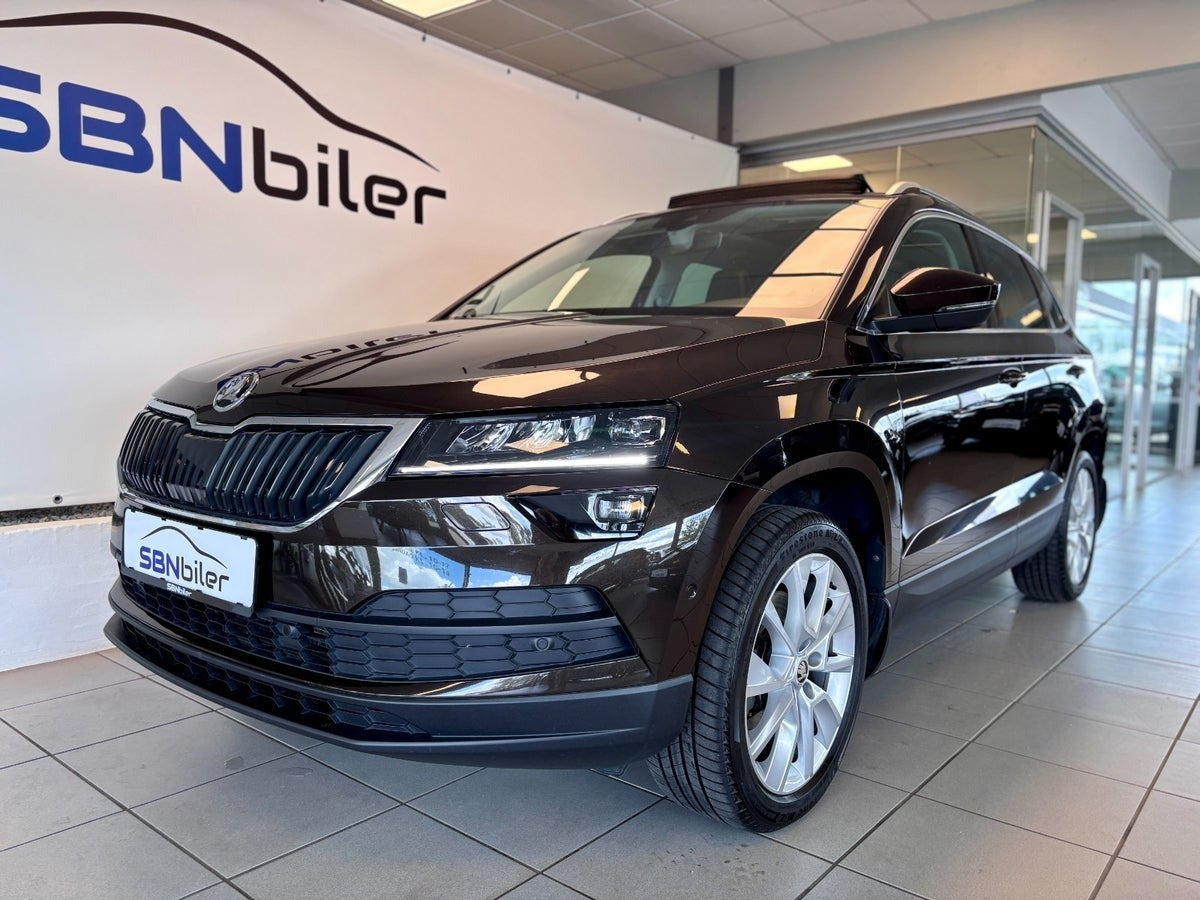 Brun Skoda Karoq fra 2018