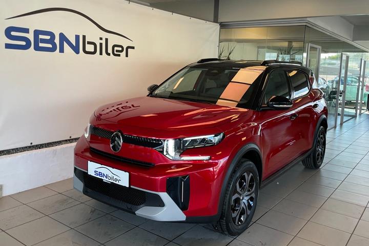 Rød Citroën e-C3 Aircross fra 2026