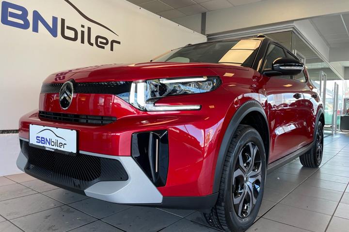 Rød Citroën e-C3 Aircross fra 2026