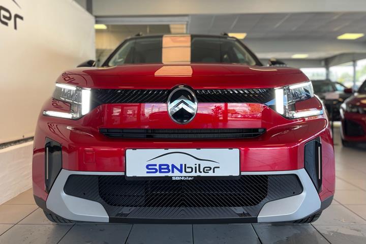 Rød Citroën e-C3 Aircross fra 2026