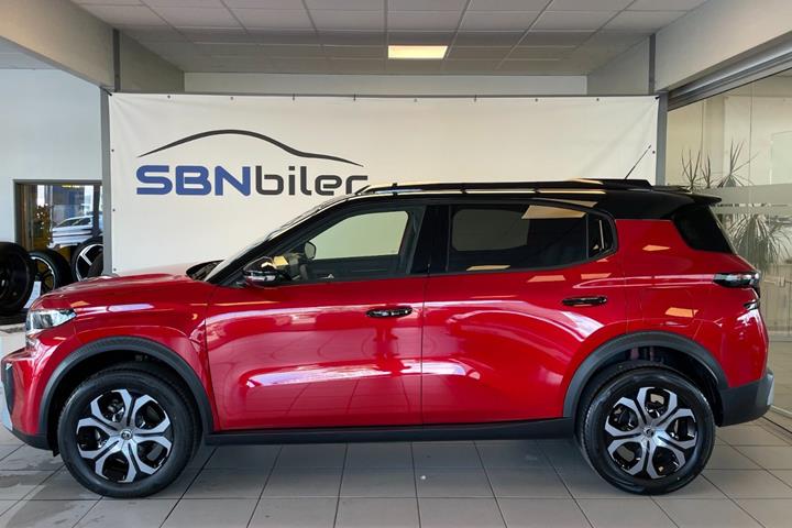 Rød Citroën e-C3 Aircross fra 2026