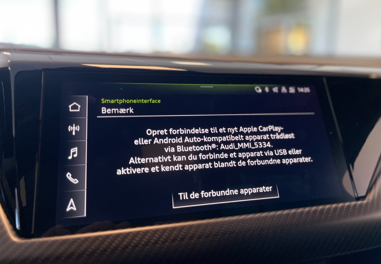 Sort Audi e-tron GT fra 2022
